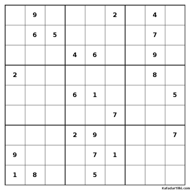 Çok Zor Sudoku, Kitap 34, 1. sayfa – yazdırılabilir PDF