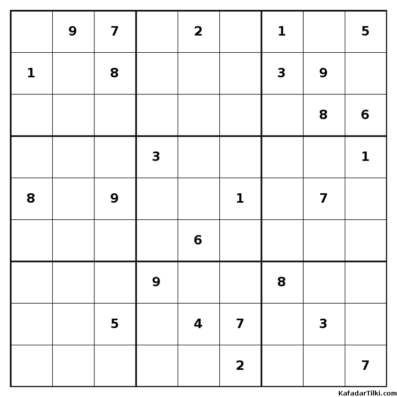Çok Zor Sudoku, Kitap 34, 4. sayfa – yazdırılabilir PDF