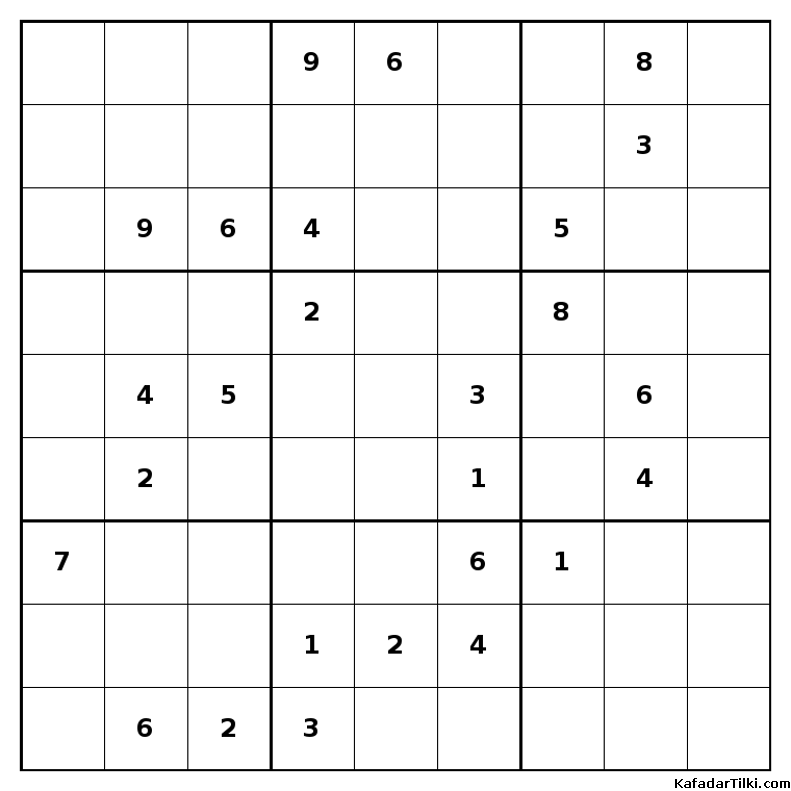 Çok Zor Sudoku, Kitap 34, 6. sayfa – yazdırılabilir PDF