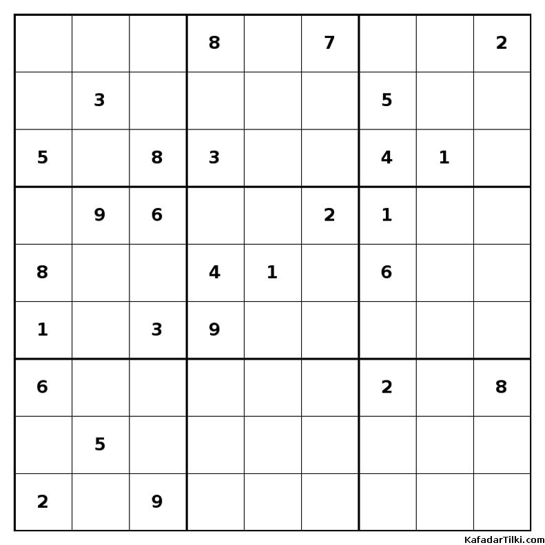 Çok Zor Sudoku, Kitap 34, 7. sayfa – yazdırılabilir PDF