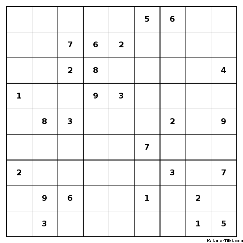 Çok Zor Sudoku, Kitap 35, 8. sayfa – yazdırılabilir PDF