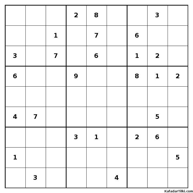 Çok Zor Sudoku, Kitap 37, 5. sayfa – yazdırılabilir PDF