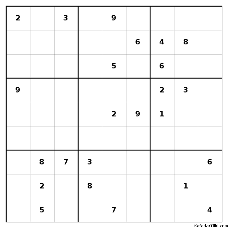 Çok Zor Sudoku, Kitap 38, 2. sayfa – yazdırılabilir PDF