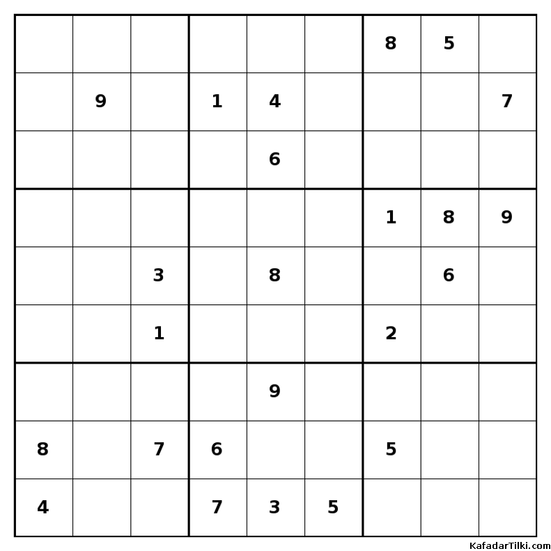 Çok Zor Sudoku, Kitap 38, 4. sayfa – yazdırılabilir PDF