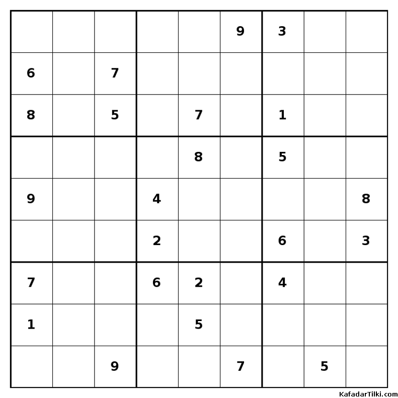 Çok Zor Sudoku, Kitap 38, 10. sayfa – yazdırılabilir PDF