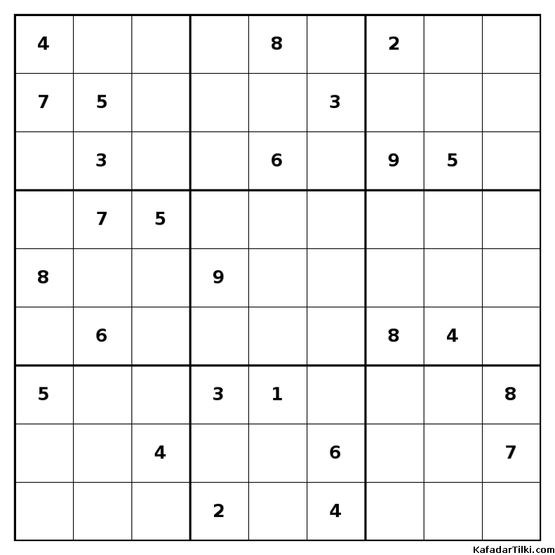 Çok Zor Sudoku, Kitap 39, 5. sayfa – yazdırılabilir PDF