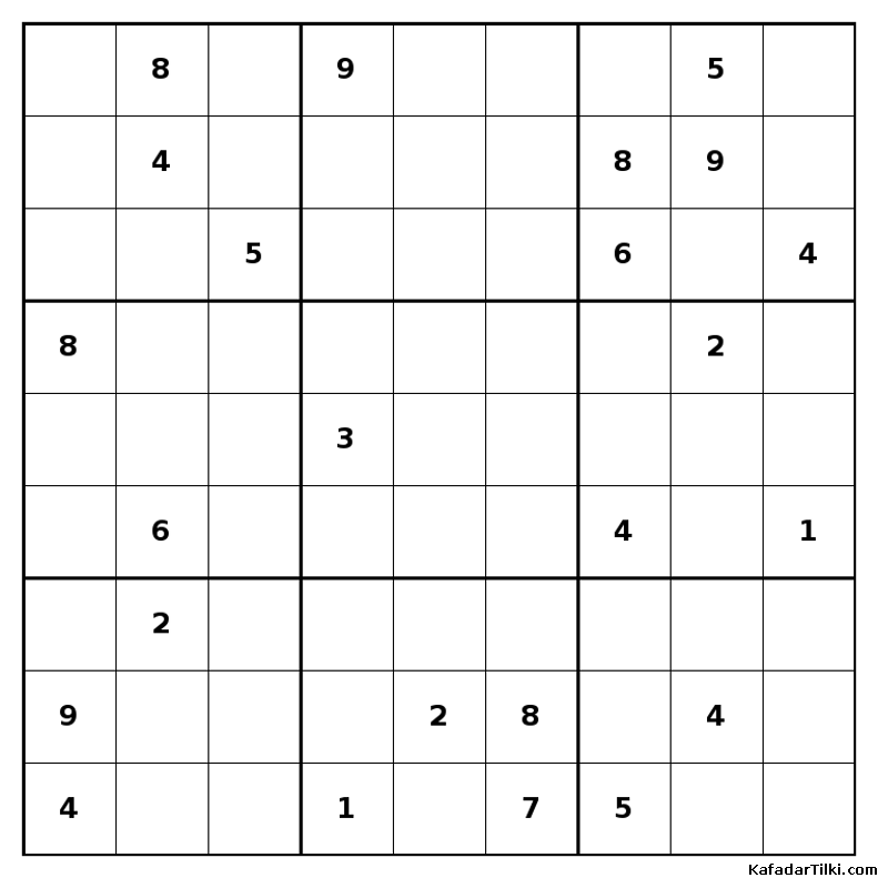 Çok Zor Sudoku, Kitap 39, 7. sayfa – yazdırılabilir PDF