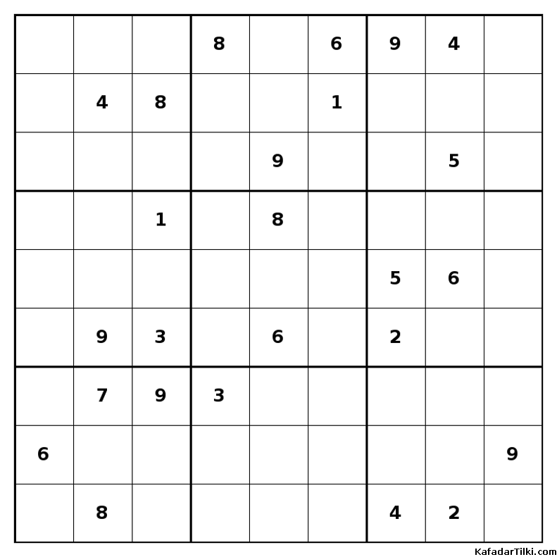 Çok Zor Sudoku, Kitap 40, 2. sayfa – yazdırılabilir PDF