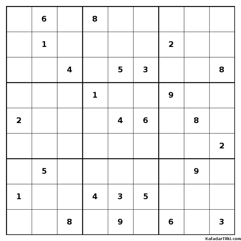 Çok Zor Sudoku, Kitap 40, 7. sayfa – yazdırılabilir PDF