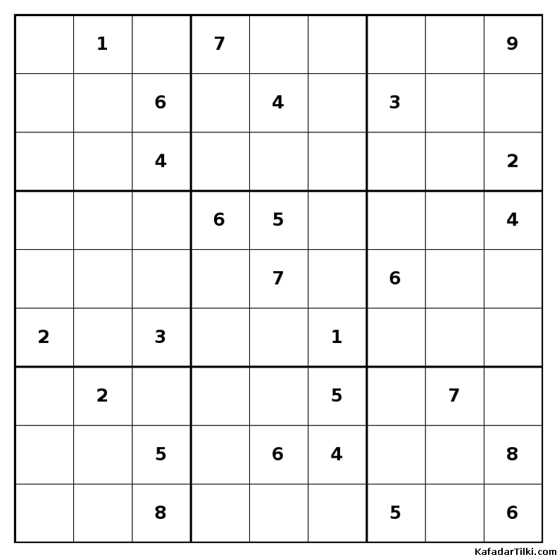 Çok Zor Sudoku, Kitap 40, 8. sayfa – yazdırılabilir PDF
