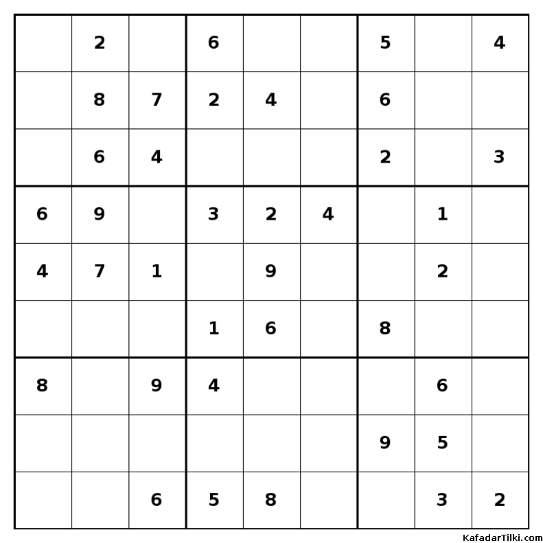 Kolay Sudoku, Kitap 21, 8. sayfa – yazdırılabilir PDF