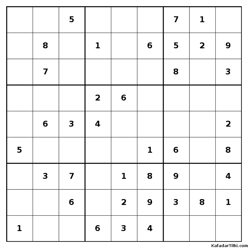 Kolay Sudoku, Kitap 23, 2. sayfa – yazdırılabilir PDF