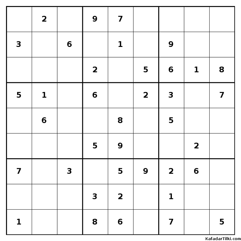 Kolay Sudoku, Kitap 23, 4. sayfa – yazdırılabilir PDF